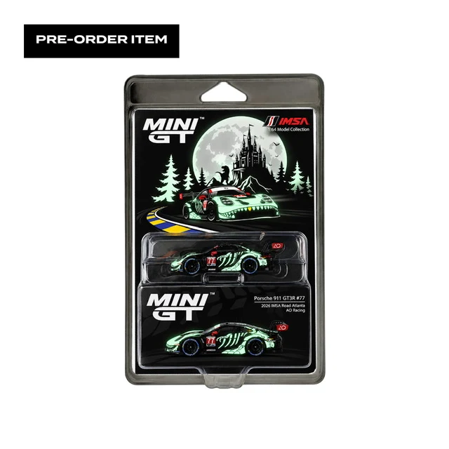 Mini GT AO Exclusive Rexy 2026 Petit Le Mans Skeleton