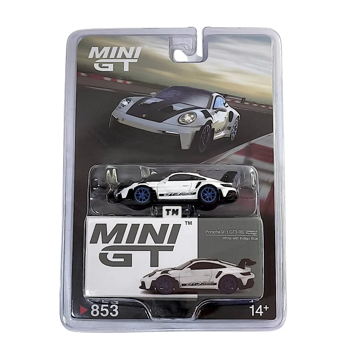 Porsche 911 (992) GT3 RS Weissach Package – White & Blue #853