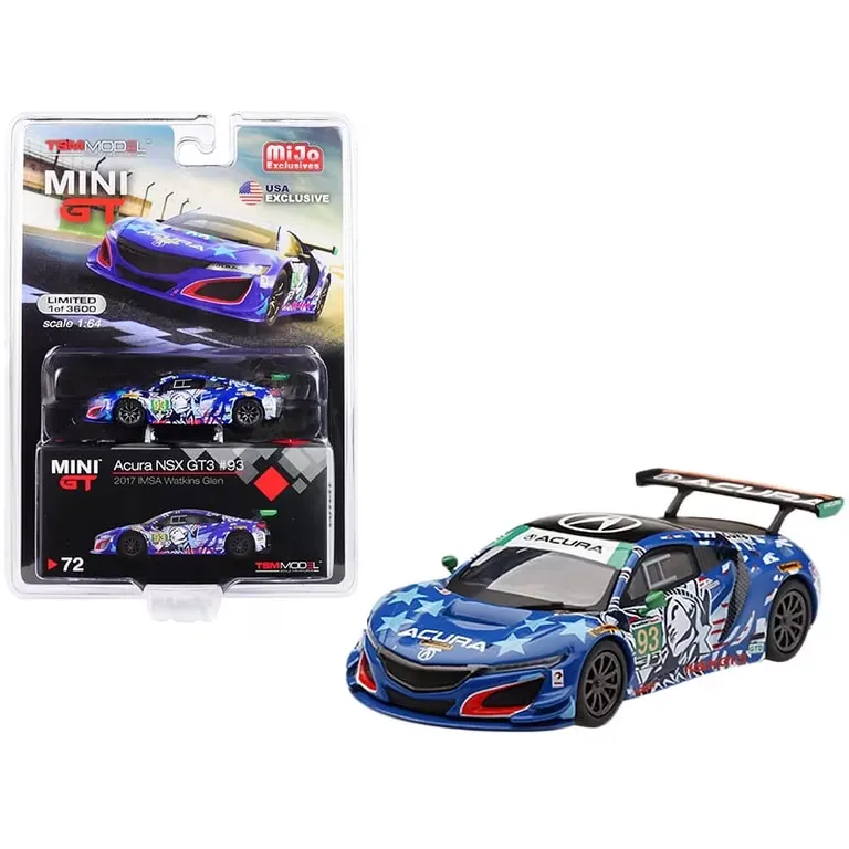 Acura NSX GT3 "Statue of Libert" 2017 IMSA Watkins Glen (Blue) #72