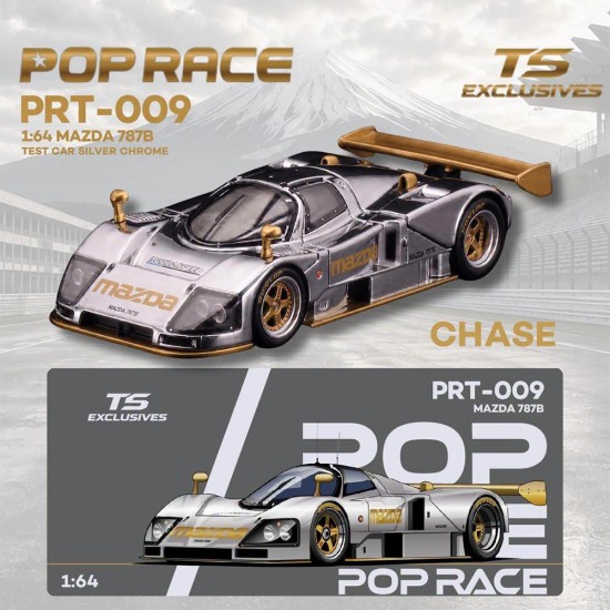 MAZDA 787B TEST CAR SILVER CHROME
